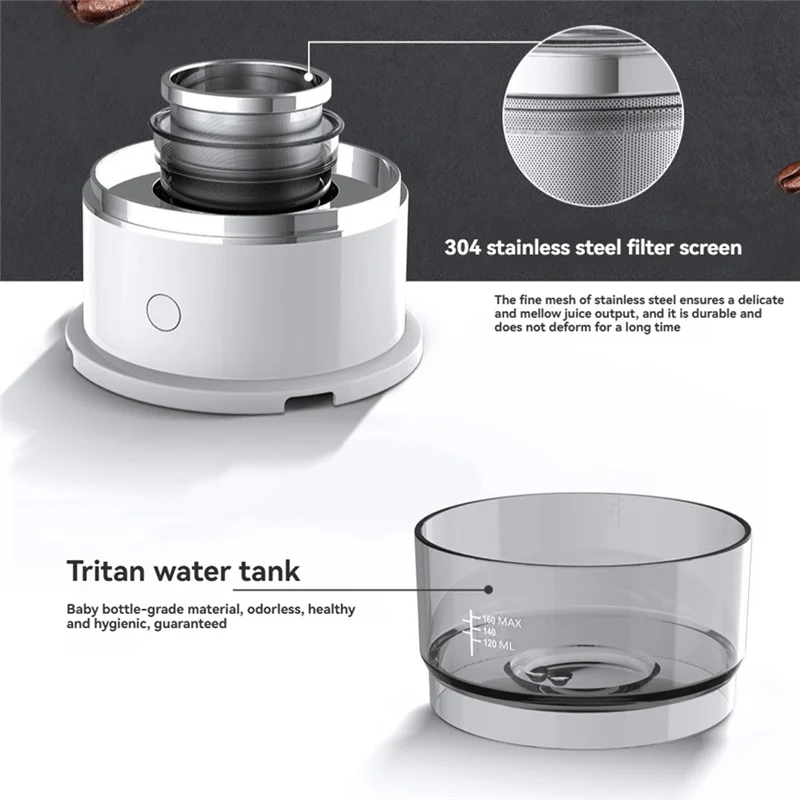 Caffio PressGo™ Portable Coffee Maker